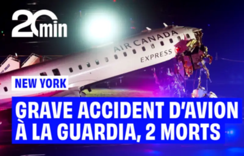 Crash à La Guardia : un avion Air Canada percute un camion de pompiers, deux morts
