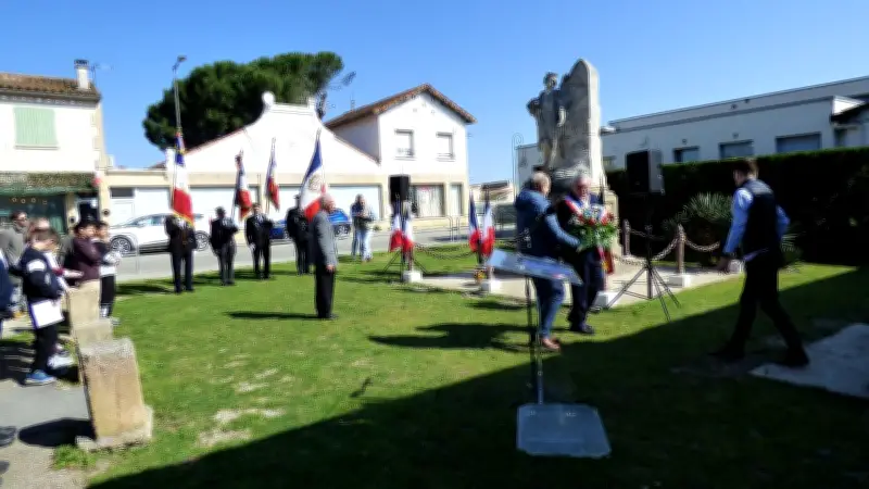 Cérémonie du 19 mars 1962 à Remoulins : hommage aux combattants d'Algérie