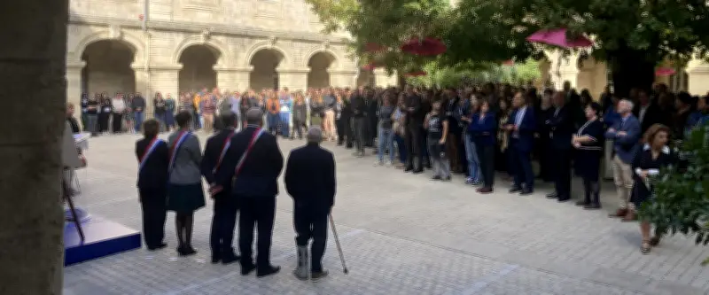 Cérémonie à Montpellier pour honorer Samuel Paty et Dominique Bernard, professeurs assassinés