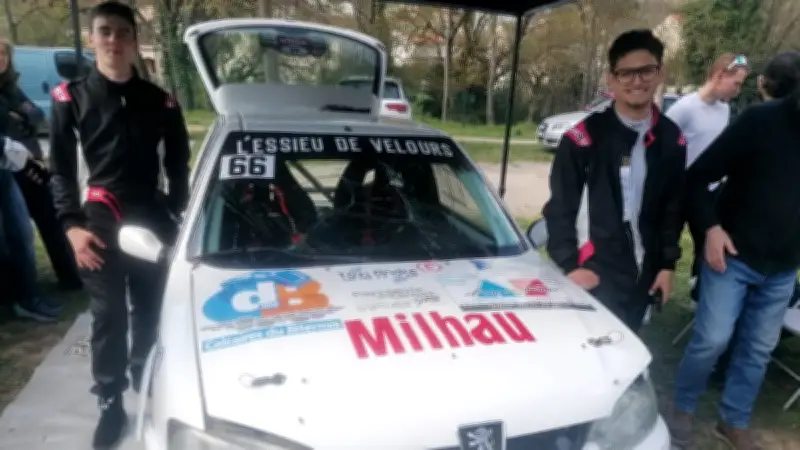 Damien et Louis, le plus jeune équipage, brillent au rallye de l'Hérault 2026