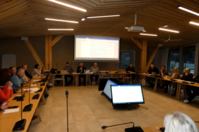 Dernière réunion du Conseil communautaire Dronne et Belle sous Jean-Paul Couvy