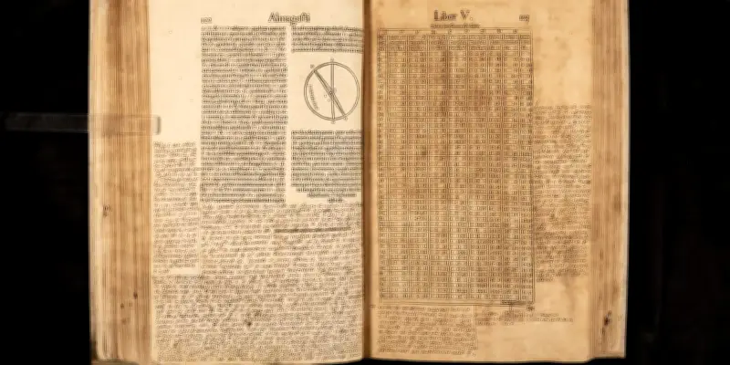 Des annotations de Galilée découvertes sur un traité d'astronomie de Ptolémée