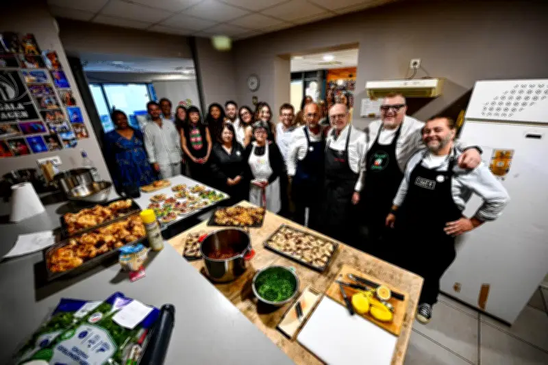 Des chefs étoilés cuisinent un repas solidaire pour les internes d'Agen