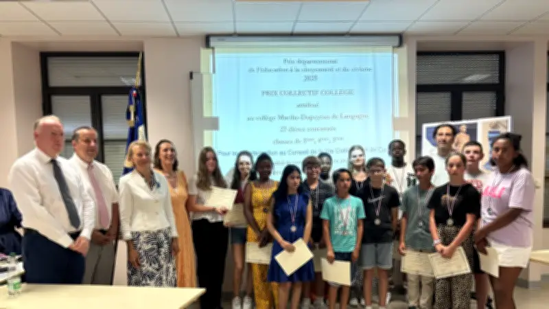 Des collégiens et lycéens lozériens honorés par l'Ordre national du mérite pour leurs actions citoyennes