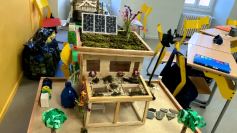 Des collégiens lozériens imaginent la ville durable avec des matériaux recyclés