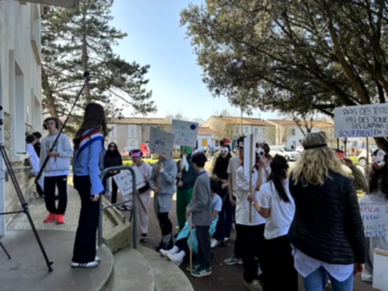 Des collégiens réalisent un court-métrage choc sur la maltraitance animale pour Festiprev