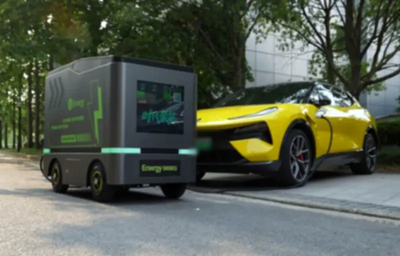 Des robots mobiles pour recharger les voitures électriques sur les parkings