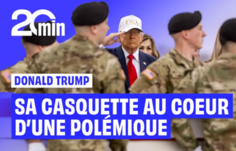 Donald Trump suscite la polémique avec sa casquette à 55$ lors d'une cérémonie militaire