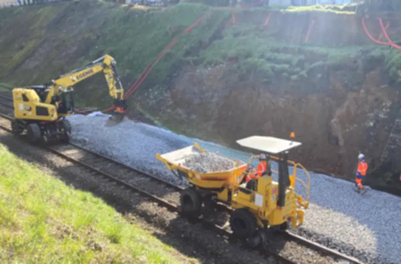 Dordogne : la circulation ferroviaire rétablie fin mars après l'effondrement d'un talus