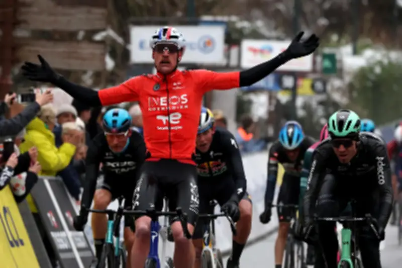 Dorian Godon s'impose au sprint sur une étape de Paris-Nice réduite à 47 km