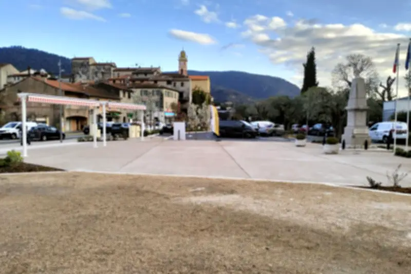 À Drap, la nouvelle place Clemenceau est une « grosse réussite » pour les habitants