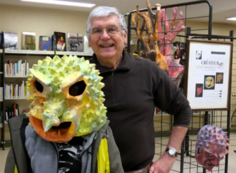 Exposition de masques fantastiques à la médiathèque de Mussidan jusqu'au 28 mars