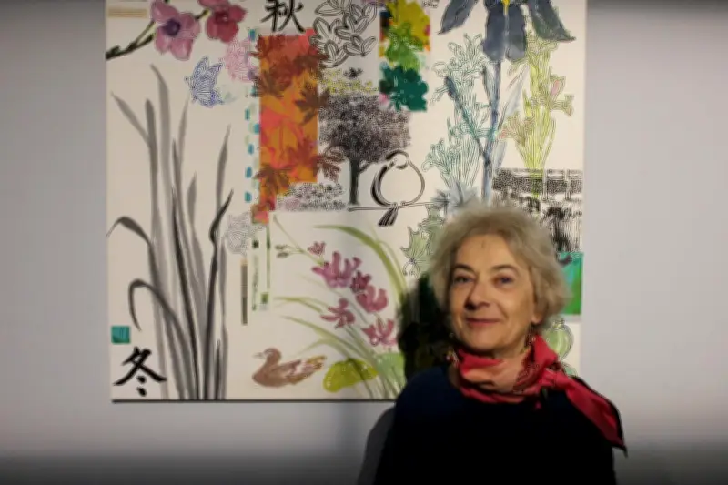 Exposition 'Voyage de l’encre, fil du paysage' de Florence Schrobiltgen à Langon