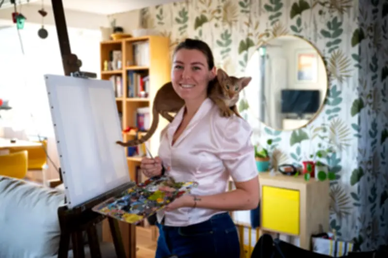 Faustine Jolivot, peintre d'événements, capturera le France-Écosse au Stade de France