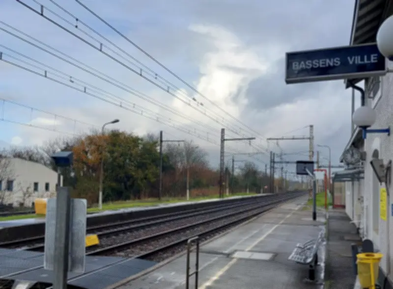 Fermeture de la gare de Bassens pour travaux d'adaptation au RER métropolitain