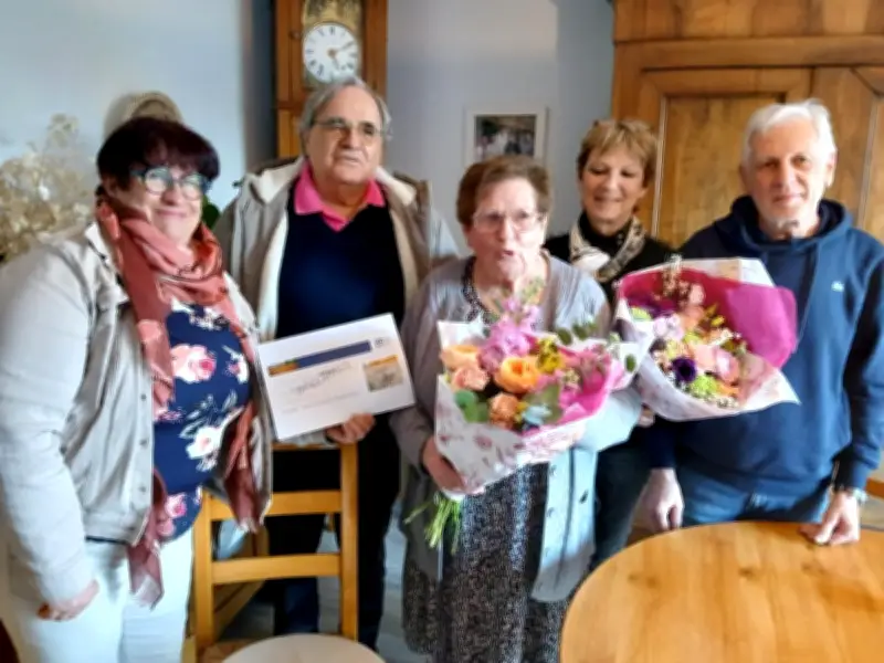 Fernande Grillon fête ses 100 ans à Cadillac, entourée de famille et d'élus
