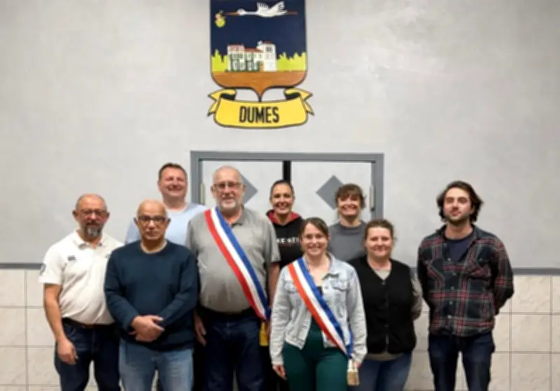 Franck Bedin réélu maire de Dumes pour un troisième mandat, le conseil municipal installé