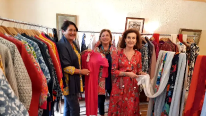 Françoise Esterhazy dévoile sa collection estivale au château de la Vigerie