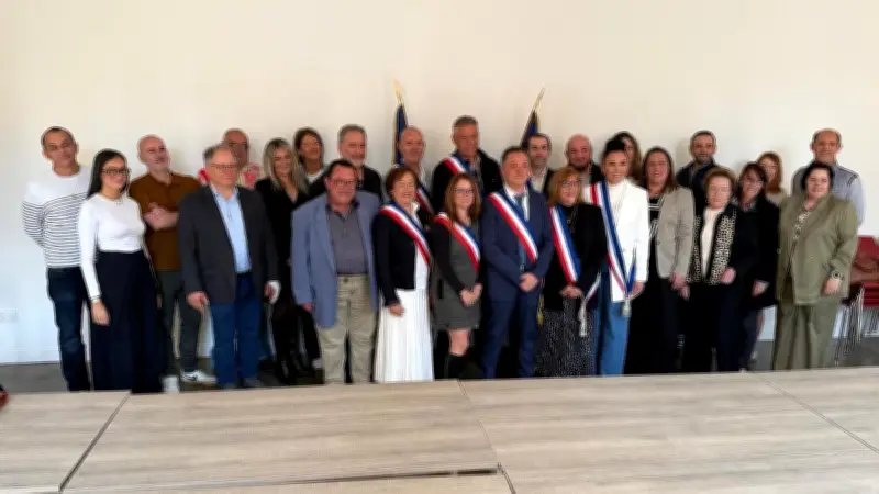 Frédéric Meseguer élu maire de Beauvoisin et désigne ses huit adjoints