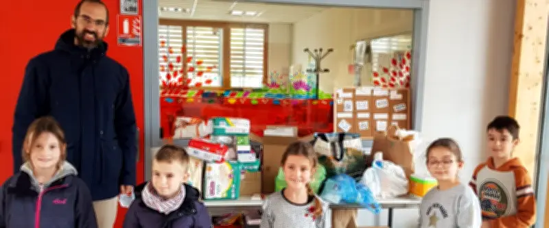 Frontignan : l'école des Lavandins mobilisée pour une collecte humanitaire en faveur de l'Ukraine