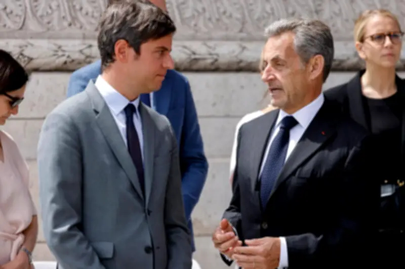 Gabriel Attal reçu par Nicolas Sarkozy avant son procès en appel