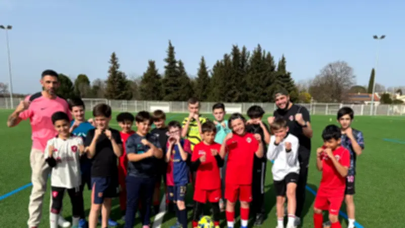 Générac : Les jeunes sportifs découvrent le football et la boxe lors d'échanges interclubs