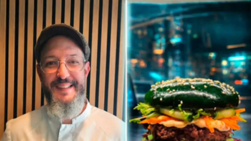 Grégory Miano et son burger du futur au championnat de France