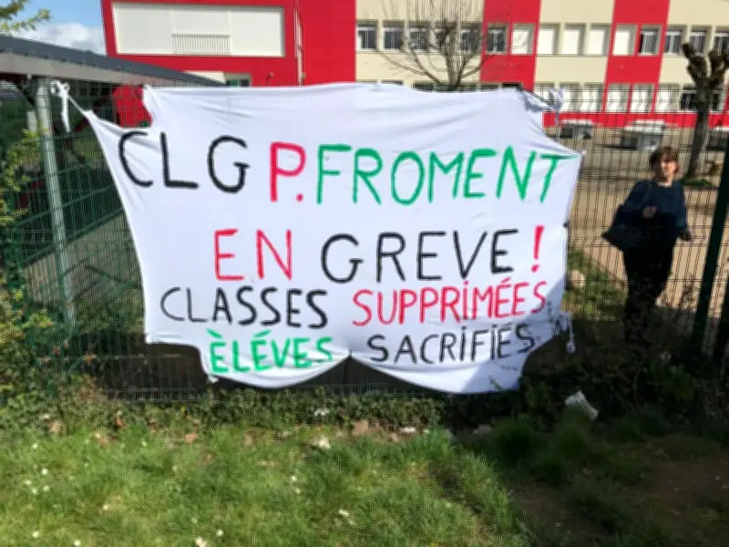 Grève au collège Paul-Froment contre des prévisions d'effectifs jugées irréalistes