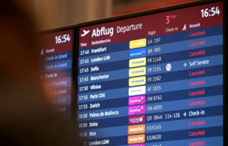 Grève à Berlin : l'aéroport paralysé, 57 000 voyageurs impactés