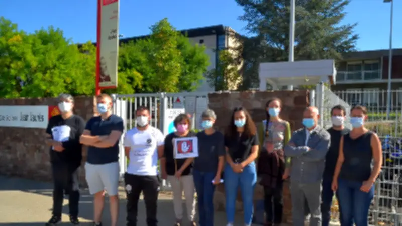 Grève à la cité scolaire Jean-Jaurès de Saint-Affrique : 15 personnels mobilisés