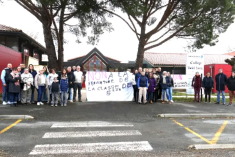 Grève massive au collège Daniel-Castaing contre la suppression d'une classe en 2026