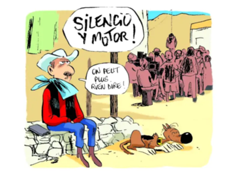 Guillaume Bouzard signe une BD hilarante sur le tournage de Lucky Luke