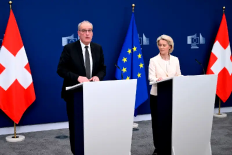 Guy Parmelin signe les Bilatérales III avec l'UE malgré l'opposition de son parti l'UDC