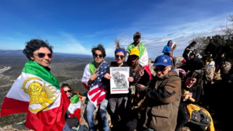 Hommage sur le Pic Saint-Loup pour les Iraniens tombés pour la liberté