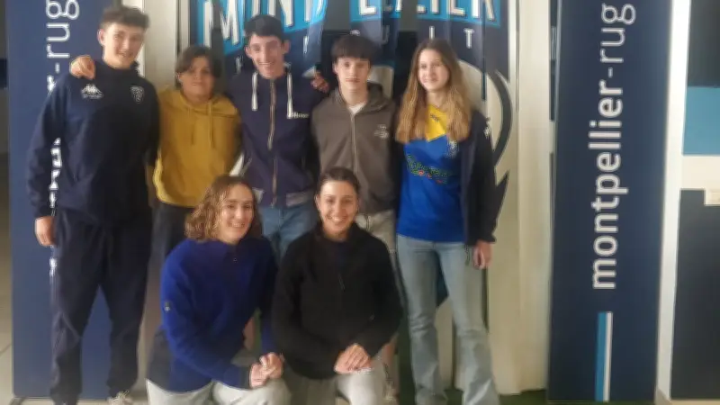 Immersion rugby : les élèves sport-études de Mende découvrent le haut niveau au MHR