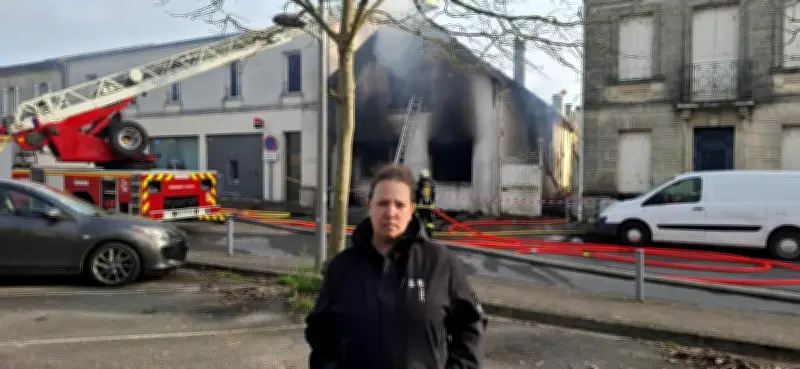 Incendie dévastateur à Saint-André-de-Cubzac : une famille de six personnes perd tout