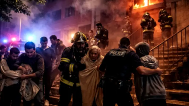 Incendie impressionnant à Nice : deux personnes en urgence absolue, trente évacuées