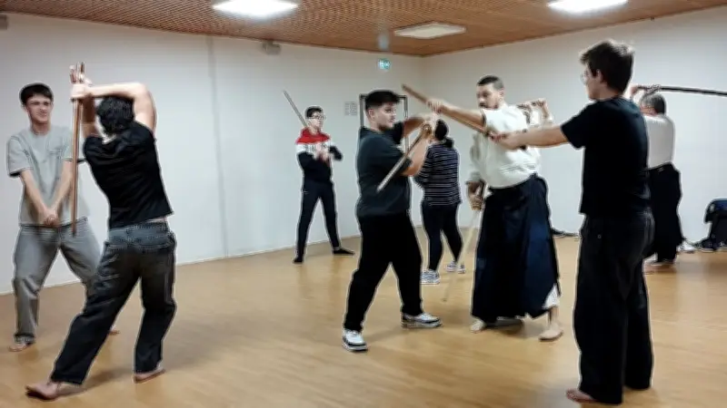 Initiation à l'aïkido pour les lycéens de Jacques-Prévert à Saint-Christol-lez-Alès