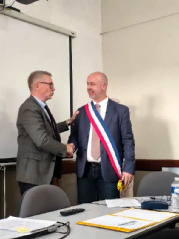 Installation du nouveau conseil municipal de Saint-Vivien : Christophe Prieur de Kermel élu maire