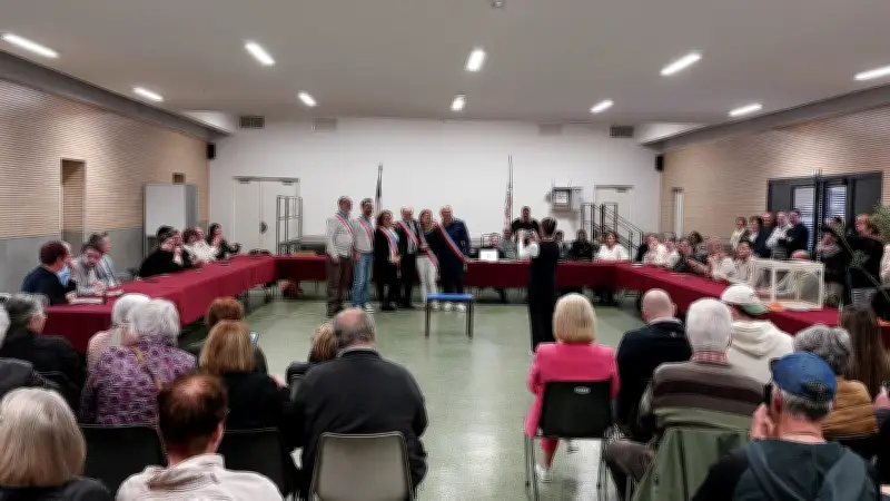Installation officielle du maire et de son équipe municipale à Gigean