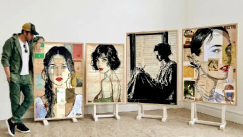 Jan Noah expose ses assemblages artistiques chargés d'histoire à Saint-Georges d'Ibry