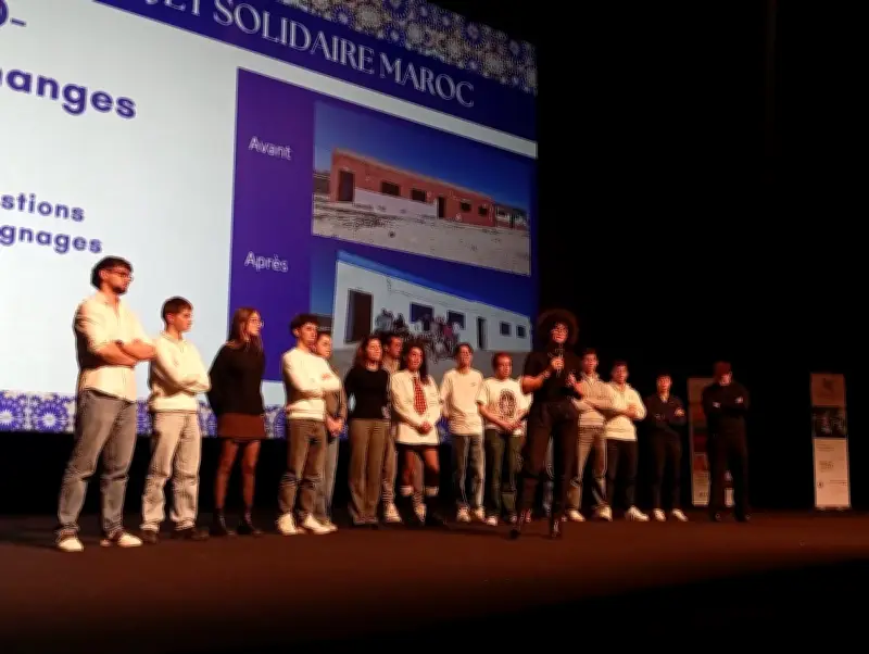 Jeunes de Royan transforment une école au Maroc lors d'un projet solidaire