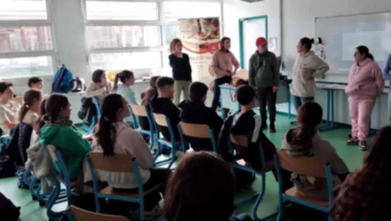 Journée handicitoyenne à Audenge : sensibiliser les collégiens au handicap