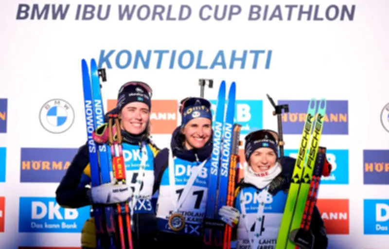 Julia Simon triomphe en mass start, la France déçue en relais à Kontiolahti