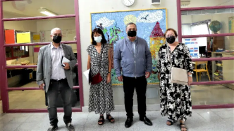 La communauté de communes du Pays de Sommières visite l'école Leenhardt pour planifier des travaux urgents