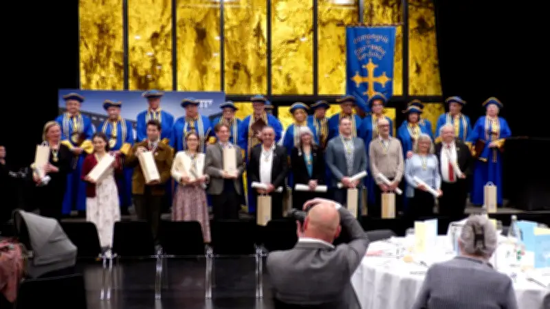 La Compagnie des Côtes-du-Rhône intronise de nouveaux compagnons lors d'un chapitre solennel