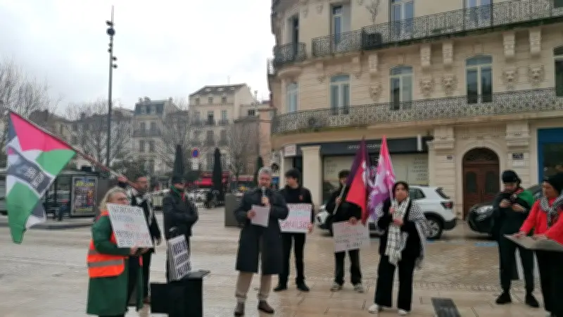 La France insoumise manifeste à Béziers contre l'extrême-droite et le racisme