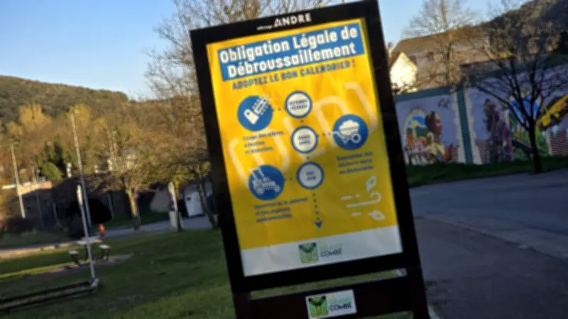 La Grand-Combe lance une campagne d'information sur le débroussaillement obligatoire