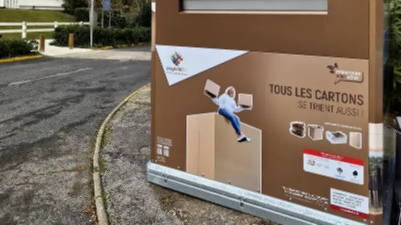 La Grande-Motte installe des colonnes de tri dédiées au carton brun