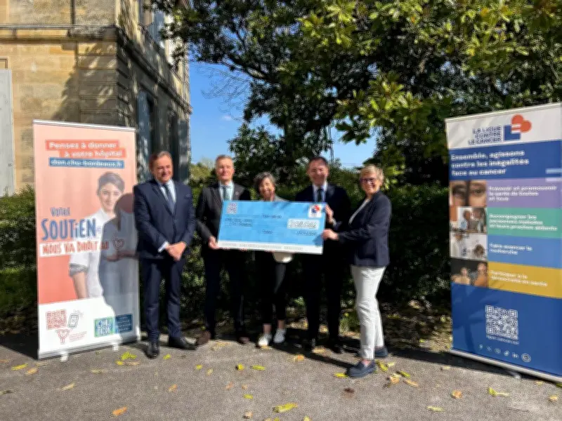 La Ligue contre le cancer offre 200 000 euros au CHU de Bordeaux pour la recherche